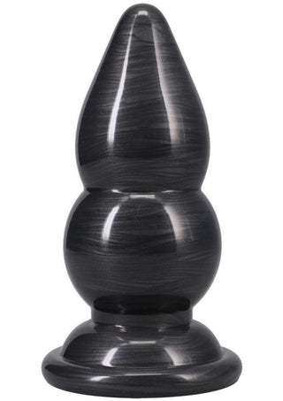 American Bombshell Double Payload Anal Plug - Gun Metal