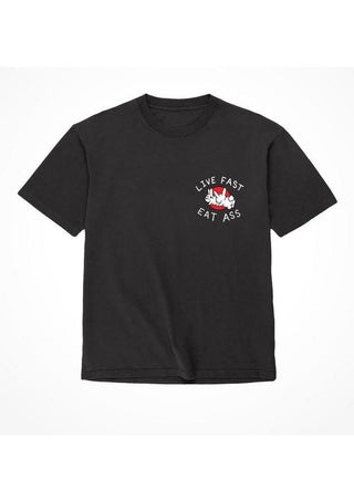 Assholes Live Forever Live Fast Eat Ass T-Shirt - Black - Medium