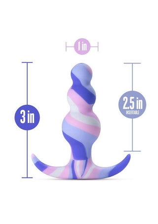 Avant Twilight Blue Silicone Anal Plug
