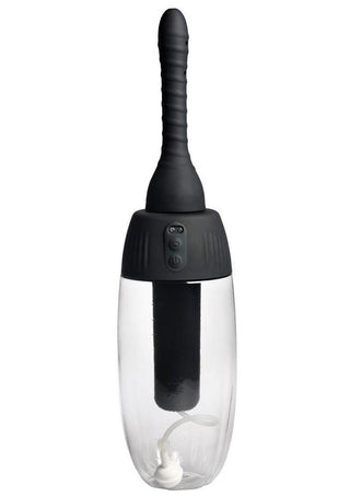 Cleanstream XL Spinning Automatic Enema Bulb - Black/Clear