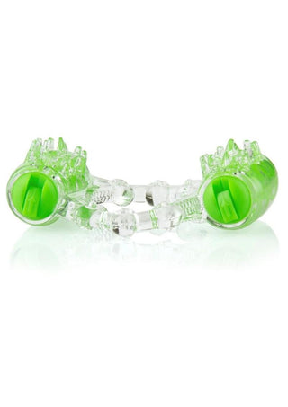 Color Pop Quickie Two-O Silicone Dual Vibrating Cock Ring