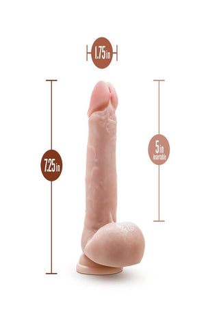 Dr. Skin Dr. Paul Dildo with Balls and Suction Cup