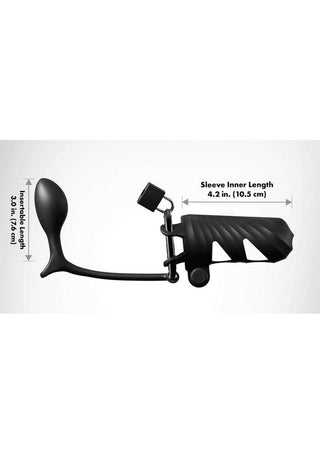 Fantasy C-Ringz Remote-Controlled Vibrating Cock Blocker with Ass-Gasm Plug