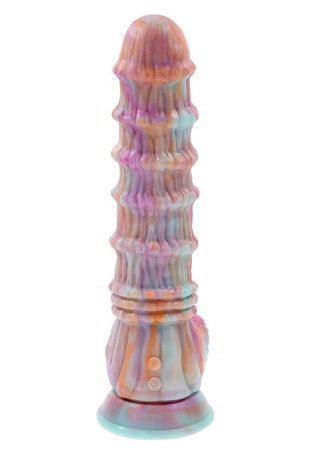 Fantasy Rechargeable Silicone Vibrating Dildo with Remote