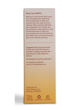 Foria Everyday Body Oil with Organic Botanicals