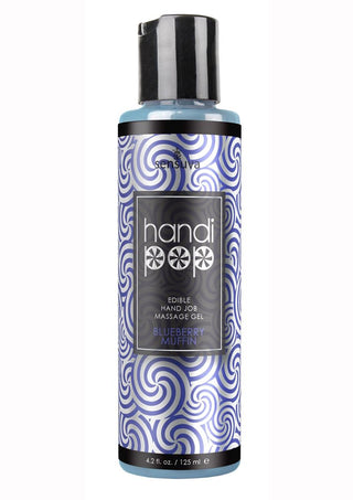 Handipop Edible Handjob Massage Gel Blueberry Muffin - 4.2oz