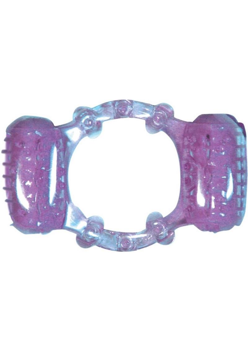 Humm Dinger Double Dinger Dual Vibrating Cockring – Risque Moments