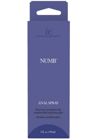 Intimate Enhancements Numb Anal Numbing Spray - 2oz
