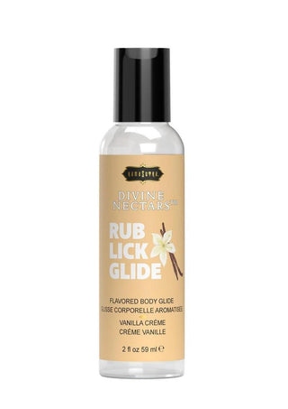 Kama Sutra Divine Nectars Water Based Flavored Body Glide 2oz - Vanilla CrÃ¨me