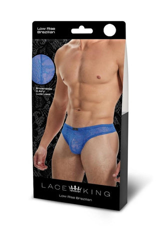 Lace King Lace Bikini - Blue - Large/XLarge
