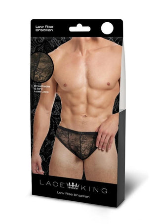 Lace King Lace Bikini - Black - Large/XLarge