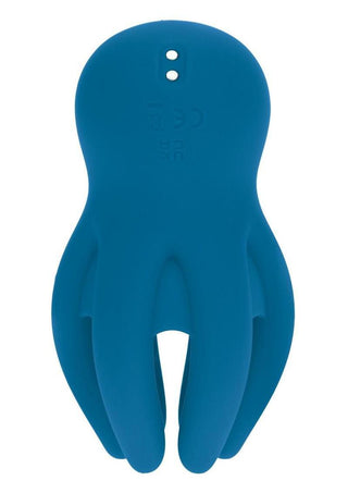 Levelz Digital Vibrating Silicone Rechargeable Penis Head Stimulator with Tentacles