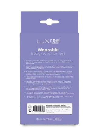 Luxus Harness - Pink/White