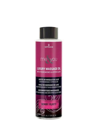 Me and You Pheromone Infused Luxury Massage Oil Berry Flirt - 4.2oz