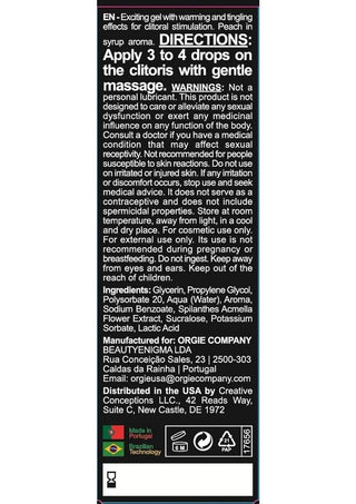 Orgie Orgasm Drops - Vibe! - Tingling Clitoral Arousal Serum