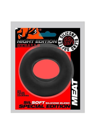 Oxballs Meat Big Bulge Lifter Cockring Night Edition - Black
