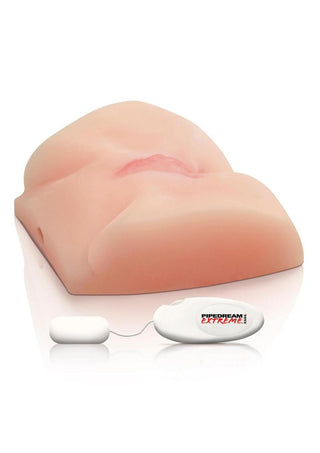 Pipedream Extreme Toyz Big-Ass Vibrating Masturbator - Pussy and Butt