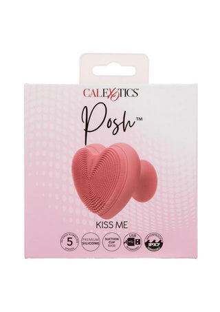 Posh Kiss Me Rechargeable Silicone Vibrator - Pink