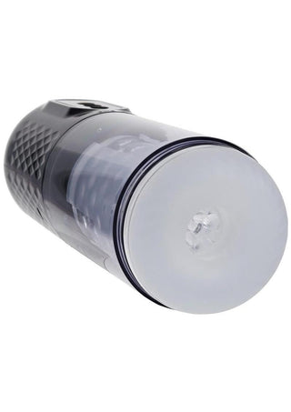 Pumped Vortex Multi Function Suction Rotating Thrusting Rechargeable Masturbator