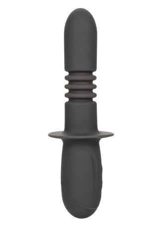 Ramrod Thrusting Rechargeable Silicone Anal Probe - Gray/Grey