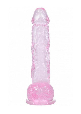 Realrock Crystal Clear Realistic Dildo with Balls