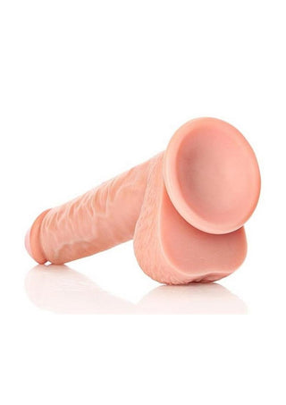 Realrock Straight Realistic Dildo with Balls and Suction Cup