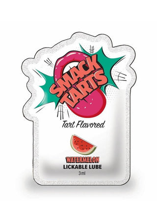 Smack Tarts Lickable Lube 3ml Pouch (Case Of 48) - Sour Watermelon