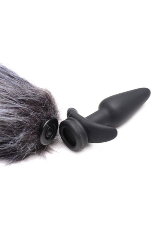 Tailz Vibrating Rechargeable Silicone Anal Plug and 3 Tails with Remote Control