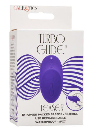 Turbo Glide Teaser Rechargeable Silicone Massager - Purple