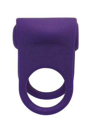 Vedo Hard Rechargeable Silicone Cock Ring - Purple