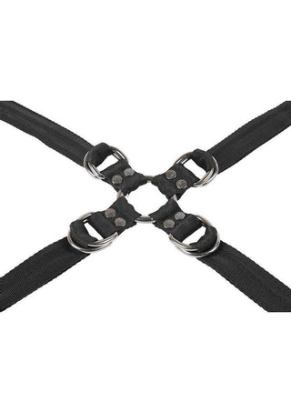 Velvet Noir Adjustable Hog Tie and Cuff
